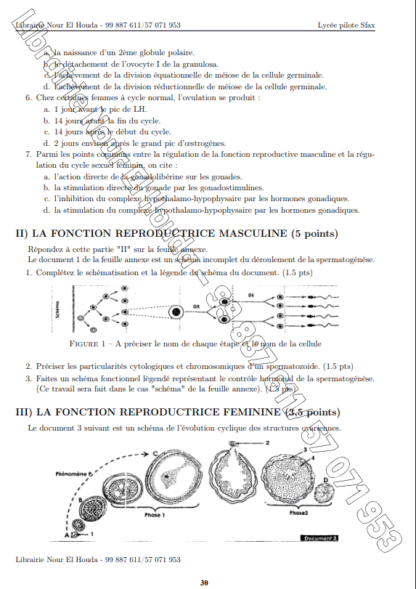 SVT - Devoirs - Lycées pilotes – Image 7