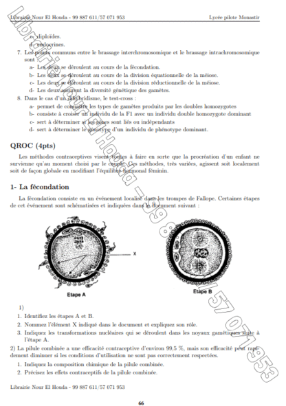 SVT - Devoirs - Lycées pilotes – Image 5