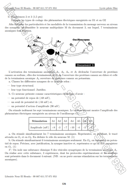 SVT - Devoirs - Lycées pilotes – Image 3