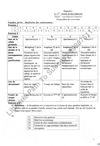 SVT - Sujets de révision – Image 3