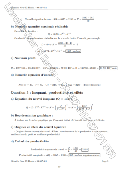 Economie - Devoirs – Image 5