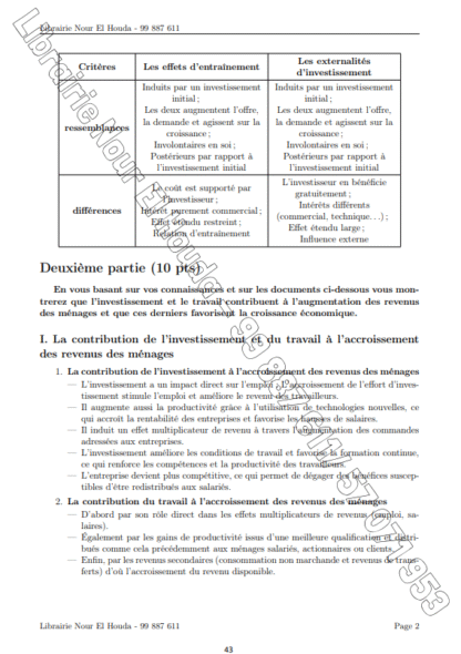 Economie - Devoirs – Image 6